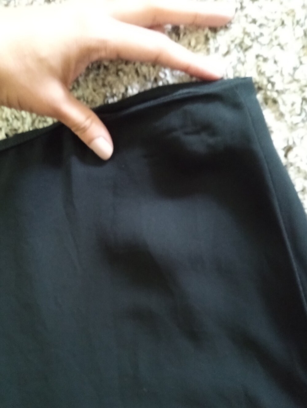 SOLD OUT Ralph Lauren High Rise Maxi Skirt Black 8 Petite Medium - Picture 10 of 11